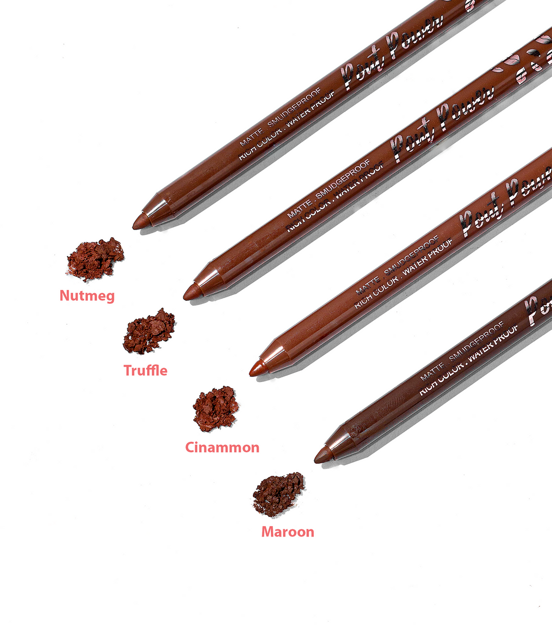 Coffret de crayons à lèvres Pout Power Brown Honey