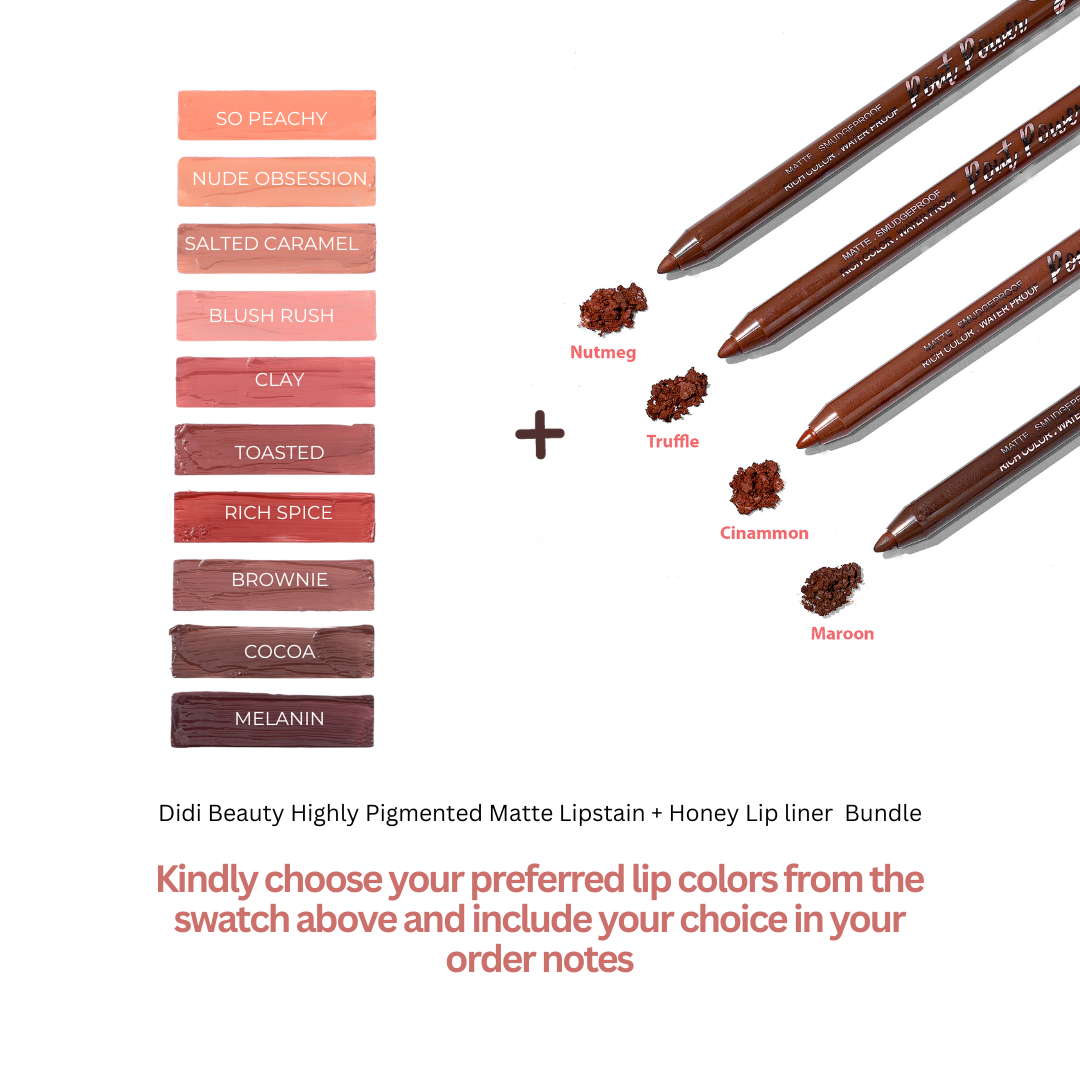 Coffret de crayons à lèvres Pout Power Brown Honey