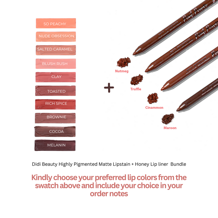 Coffret de crayons à lèvres Pout Power Brown Honey