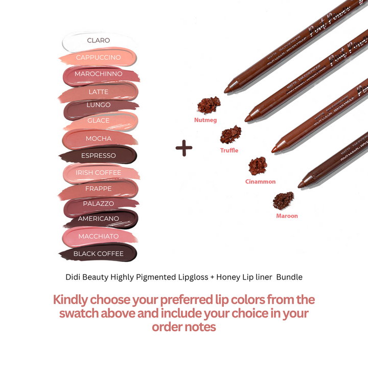 Coffret de crayons à lèvres Pout Power Brown Honey