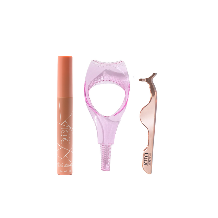 Le coffret de cils ultime, également appelé Lash Buddy Bundle, mascara Shield